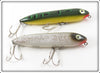 Heddon Bullfrog & Silver Flitter Zara Spook Lure Pair 