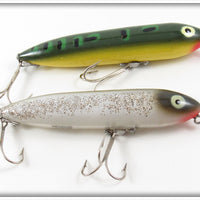 Heddon Bullfrog & Silver Flitter Zara Spook Lure Pair 