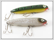 Heddon Bullfrog & Silver Flitter Zara Spook Lure Pair