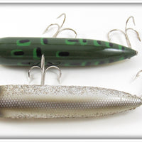 Heddon Bullfrog & Silver Flitter Zara Spook Pair