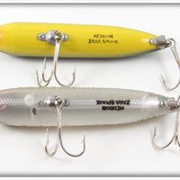 Heddon Bullfrog & Silver Flitter Zara Spook Pair