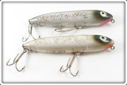 Heddon Silver Flitter Zara Spook Lure Pair