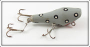 Montpelier Bait Co Grey With Black & White Spots Hootennana Lure