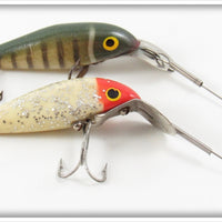 Wallsten Tackle Co Perch & Red Head Flitter Midget Cisco Kid Lure Pair