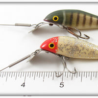 Wallsten Tackle Co Perch & Red Head Flitter Midget Cisco Kid Pair