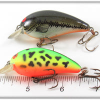 Bomber Fluorescent Crawdad & Baby Bass Model A Pair