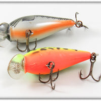 Bomber Fluorescent Crawdad & Baby Bass Model A Pair