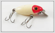 Vintage Fred Arbogast Red Head White Spin Hula Dancer Lure