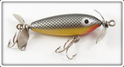 Vintage Unknown Eger Type Silver Scale Torpedo Lure