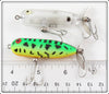 Heddon GRA & Clear Baby Torpedo Pair