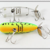 Heddon GRA & Clear Baby Torpedo Pair