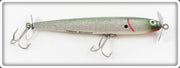 Vintage Heddon Shad & Silver Wood Surface Cobra Lure