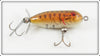 Vintage Heddon G Finish Gold Bass Tiny Torpedo Lure