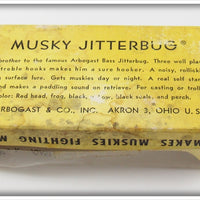 Arbogast Frog Wooden Musky Jitterbug In Box