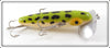 Arbogast Frog Wooden Musky Jitterbug In Box