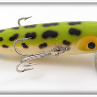 Arbogast Frog Wooden Musky Jitterbug In Box