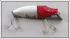 Vintage Heddon Red Head White River Runt Spook Floater Lure