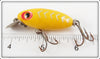 Arbogast Yellow Silver Ribs Spin Hula Dancer