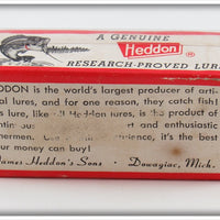 Heddon Black Shore Midget River Runt In Box