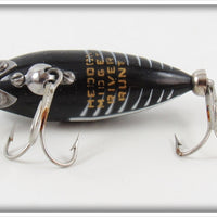 Heddon Black Shore Midget River Runt In Box