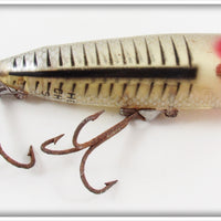 Vintage Heddon Silver Shore Chugger Spook Lure 