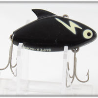 Vintage Heddon Solid Black Super Sonic Lure