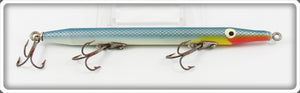 Vintage Boone Bait Co Blue & Silver Scale Needlefish Lure