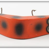 Vintage Millsite Orange Black Spots Daily Double Lure 