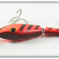 Arbogast Orange Black Stripes Hula Diver