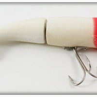 Vintage Herter's Red & White Mud Skipper Lure