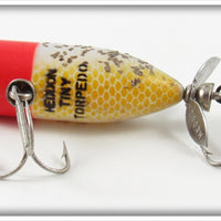 Heddon Red Head Flitter Tiny Torpedo In Box