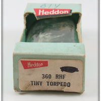 Heddon Red Head Flitter Tiny Torpedo In Box