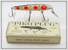 The Chautauqua Bait Co Strawberry Piko Plug Lure In Box 