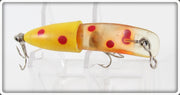 Vintage Quaker City Mfg Clear & Yellow Sonic Lure