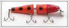 Vintage Creek Chub Orange Spotted Jointed Pikie Lure 2630