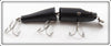 Vintage Creek Chub Solid Black Jointed Pikie Lure 2613