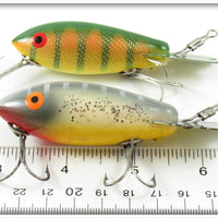 Bomber Bait Co Perch & Silver Flitter Pair