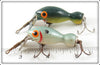 Bomber Bait Co Green Perch & Green Shad Bomberette Pair