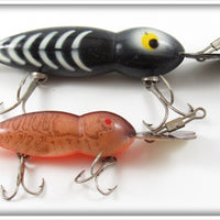 Vintage Whopper Stopper Black Shore & Crawdad Hellbender Lure