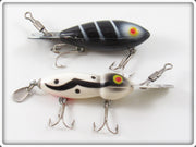 Vintage Atlantic Lures Plunger Pup & Baron Pair Lure