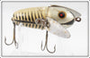 Vintage Heddon Silver Shore Crazy Crawler Lure