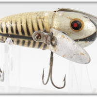 Vintage Heddon Silver Shore Crazy Crawler Lure