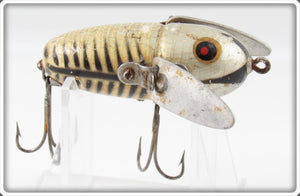 Vintage Heddon Silver Shore Crazy Crawler Lure