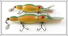 Vintage Bomber Bait Co Golden Shiner Water Dog Lure Pair