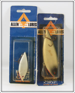 Allen Lures Black Eye & Grey Lipless Milo Pair On Cards