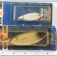 Allen Lures Black Eye & Grey Lipless Milo Pair On Cards