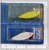 Allen Lures Chartreuse & Grey Lipless Milo Pair On Cards