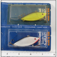 Allen Lures Chartreuse & Grey Lipless Milo Pair On Cards