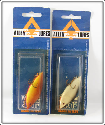 Allen Lures Brown & Grey Lipless Milo Lure Pair On Cards