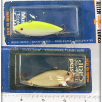 Allen Lures Chartreuse & Grey Lipless Milo Pair On Cards